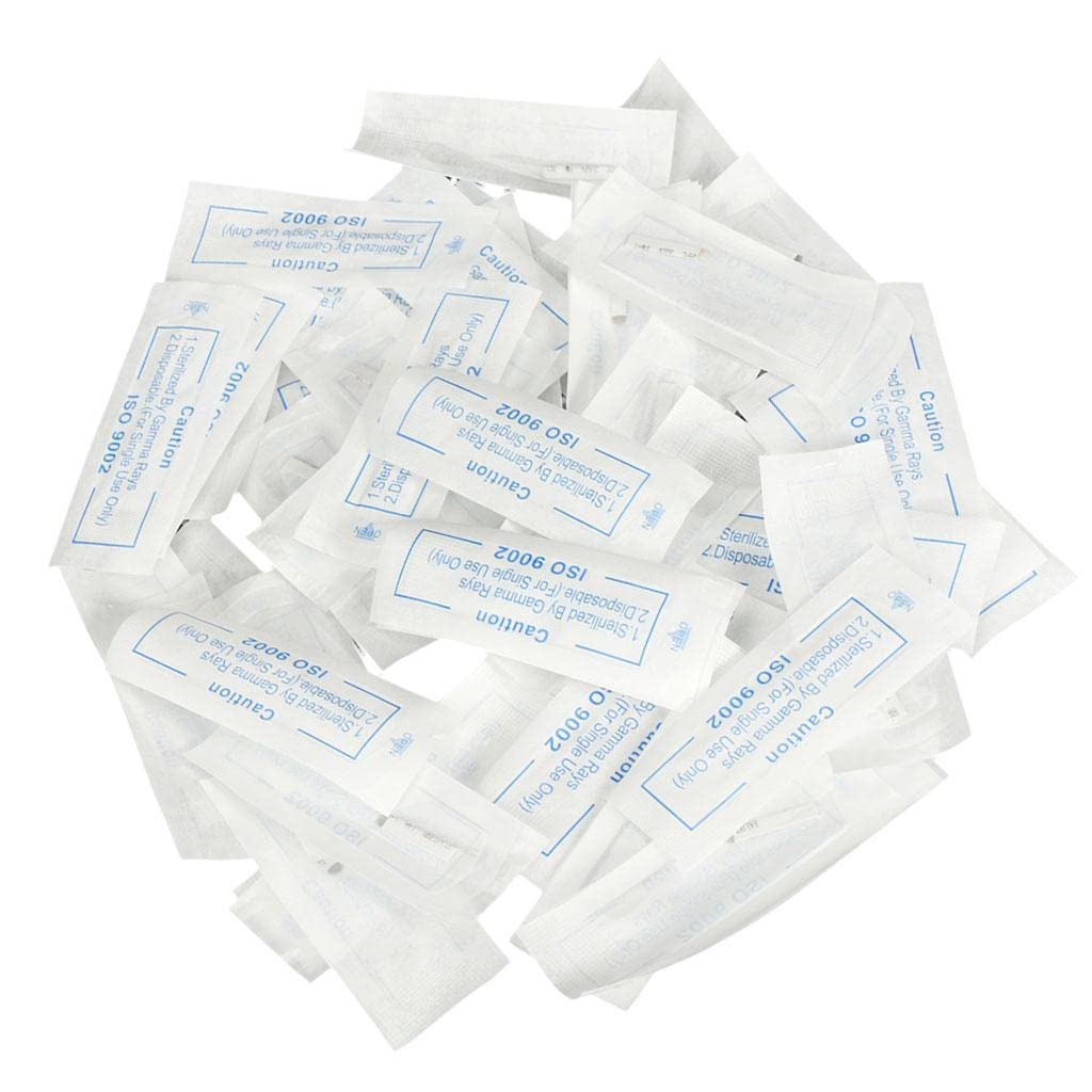 OJIVA 50 Piece 14 Pin U Shape Microblading Needles, Metal Permanent Makeup Eyebrow Blade, 8.5x3.2x2.2 cm, Pack of 50-image-9