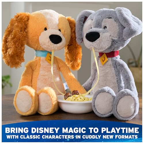 GUND Disney Official Tramp Toothpick Plush, Lady and The Tamp, Tramp Dog Stuffed Animal for Ages 1 and Up, Gray, 15” image 8
