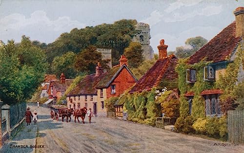 Tableau Bramber Sussex Alfred Robert Quinton, grande image sur toile pour salon élégant