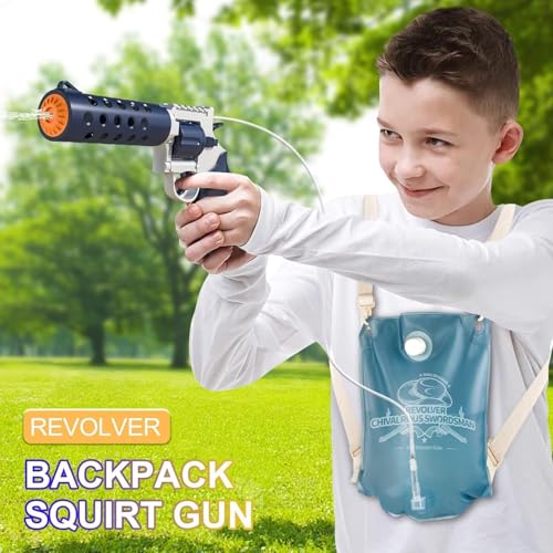 Image of Water Gun Toy with Automatic Water Absorption Function 25Ft Range | Self-Filling |High Pressure Mechanism Ideal Outdoor Toy for Pool & Beach Fun (Style 3)