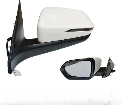 Side Mirror Compatible For JAC Jiayue A5 IC5 J7 Sehol A5 Sehol E50A Sehol Aipao Side Rearview Mirror Assy INCL Lens Turn Signal Light Cover HolderManual White Right