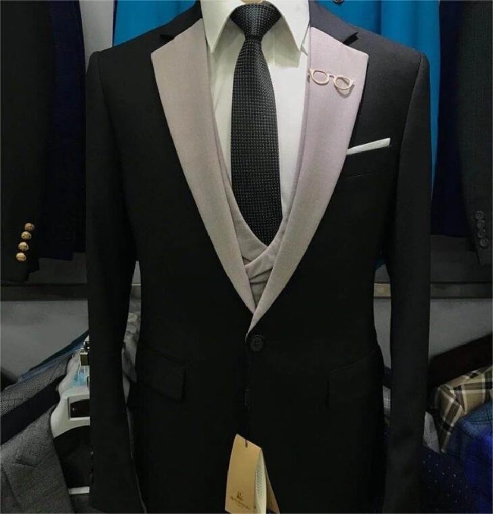 Summer Men Suits 3Pcs Blazer Shorts Tuxedo Mens Wedding Grooms