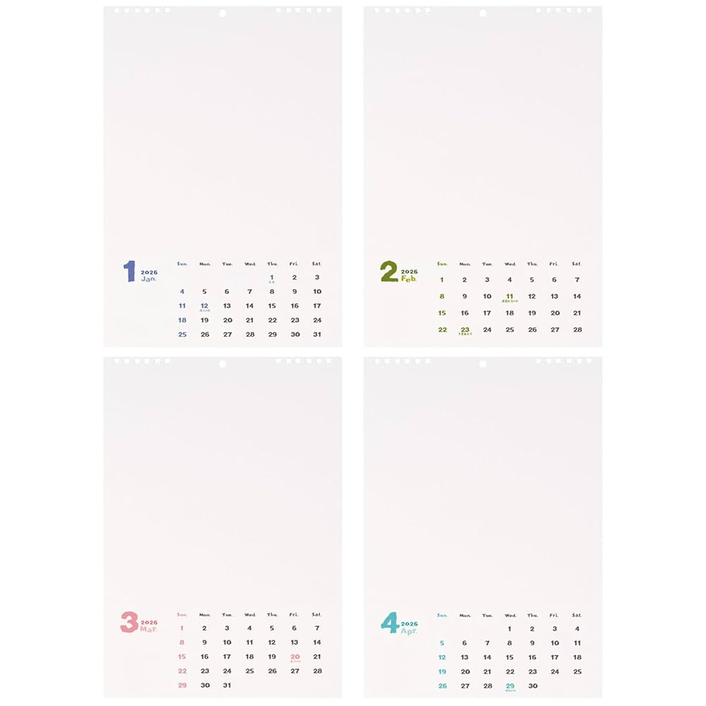  Man -  Man　2025~2026カレンダー Amazon | マルマン 2026 カレンダー 壁掛け 図案お絵描き