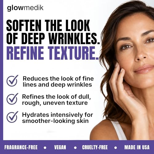 Image of Glowmedik Pro-Collagen Retinol Super Cream - Anti-Aging Face Moisturizer | Retinol Night Cream for Wrinkles & Fine Lines | Firms & Hydrates with Hyaluronic Acid | Face & Neck | Made in USA
