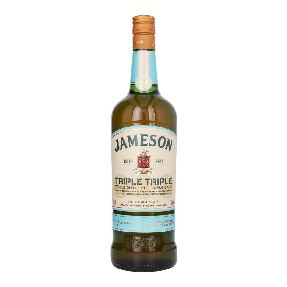 Jameson Triple Triple Marsala Cask Edition – Irischer Whiskey, 1,0 Liter