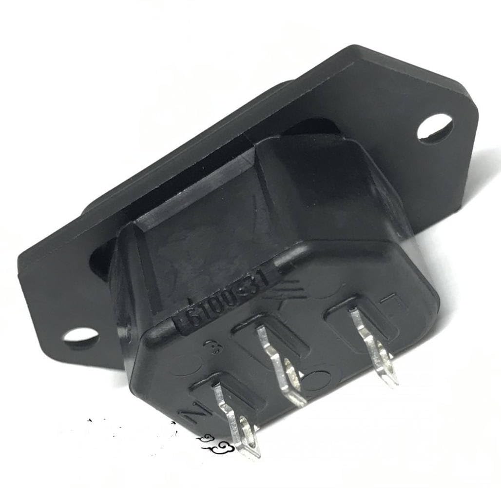 20 Pcs 6100.3100 IEC AC Power Tail Socket 10A 250V