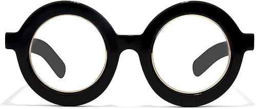 Miniatura 9 de VOOGLAM Gafas redondas retro con bloqueo de luz azul para mujeres y hombres, anti fatiga ocular, lentes UV, color salmón