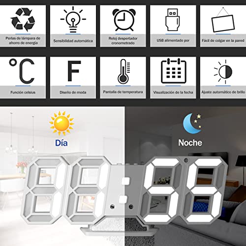 Mejores comprativas On-line Reloj de pared 3d los más recomendados. 30 Imagen adicional