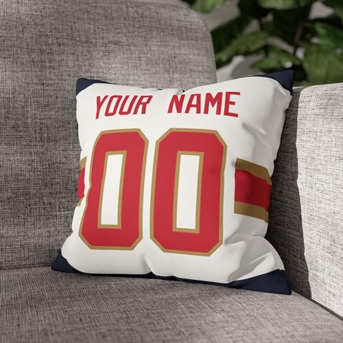 Image of ANTKING Florida Throw Pillow Personalized Custom Any Name and Number for Men Women Boy Gifts