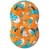 Sportsstuff Space Cat Inflatable Snow Sled with Handles-78 Double Traîneau Unisexe, Orange