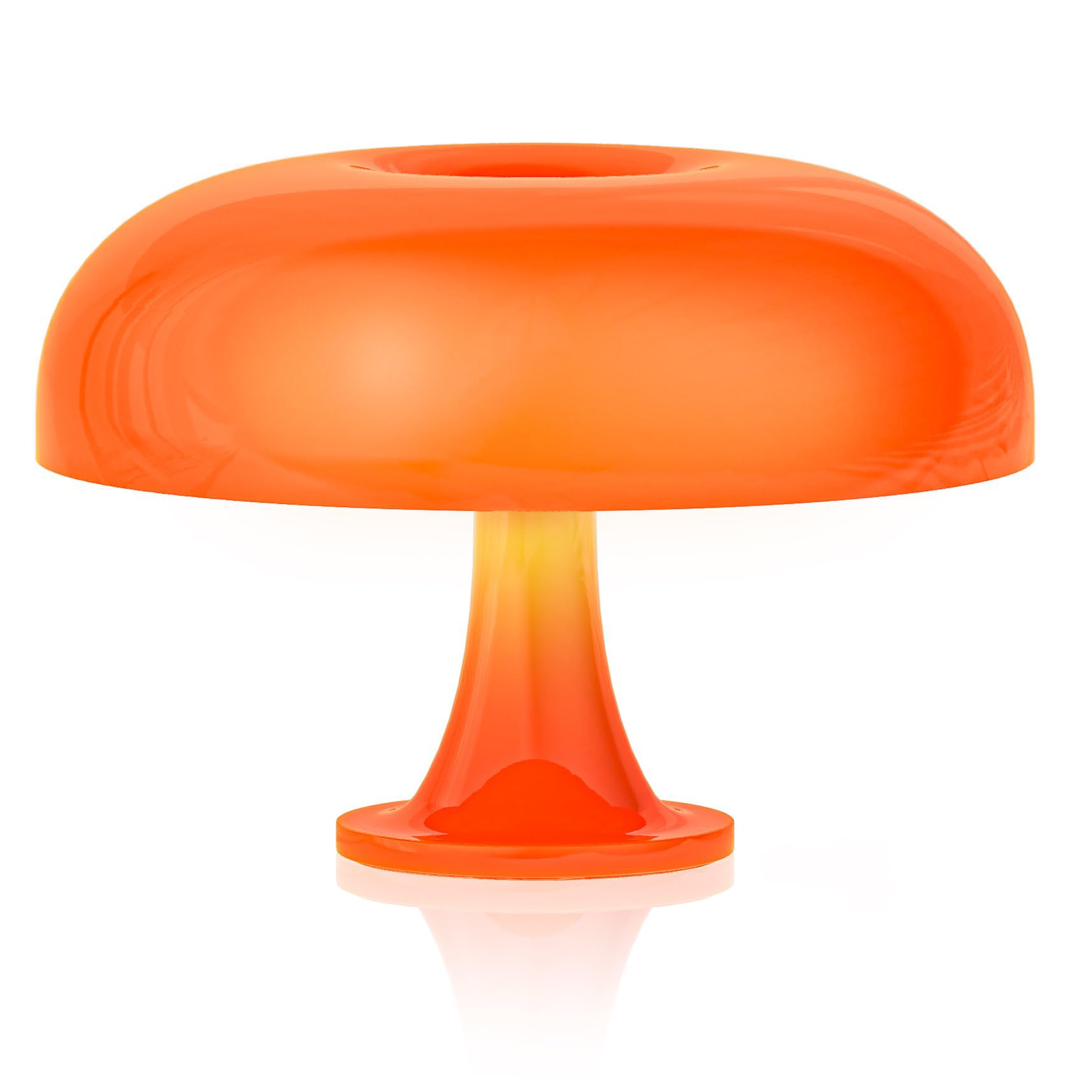 Orange Mushroom Lamp, Vintage Table Lamp, Mid Century Modern Retro Mushroom style,Cordless touch...