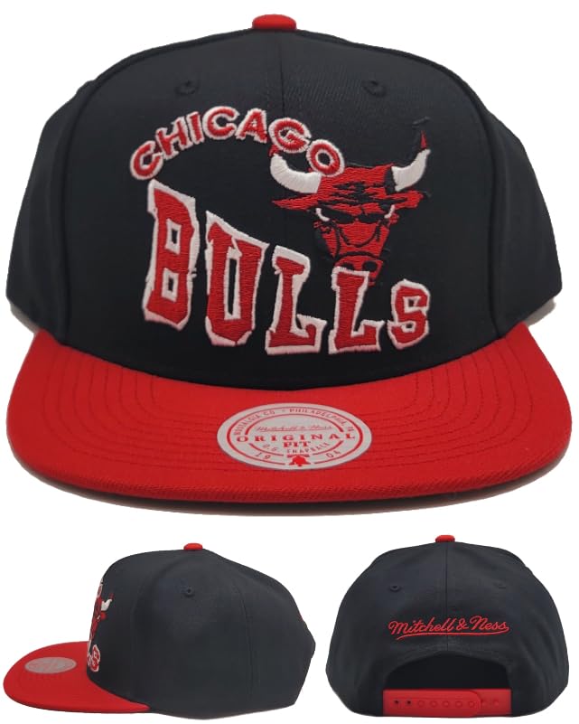 Chicago Bulls New Crooked Path Black Red Era Snapback Hat Cap