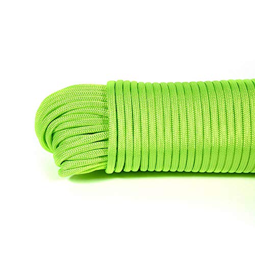 Corda Cordel Cordim Paracord 30m Até 249kg 7 Filamentos AVB (Verde Ervilha)