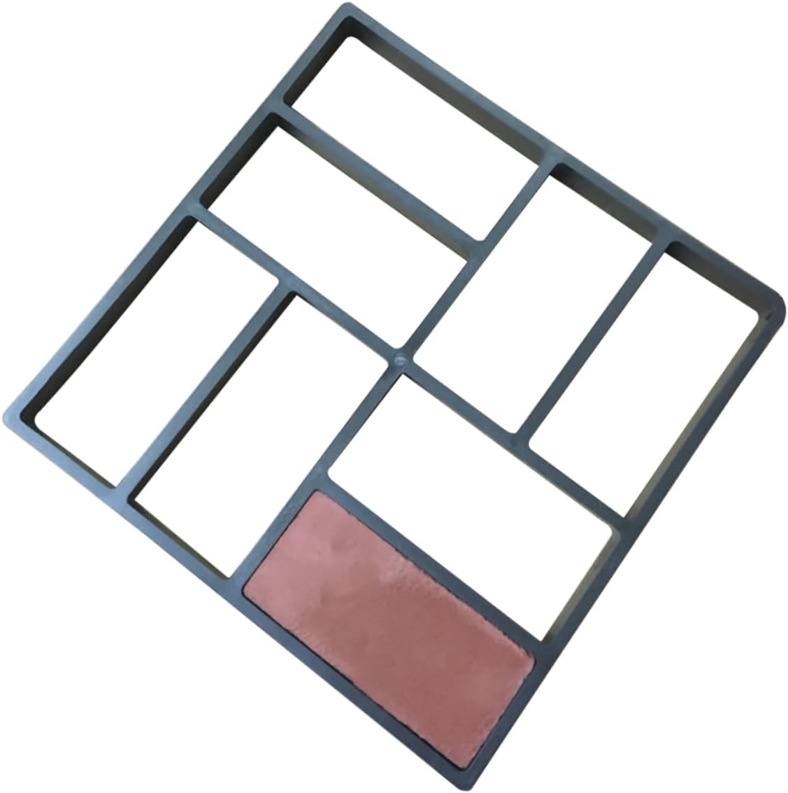 Plastic Path Maker Mold Reusable Paving Mold for Garden Patios Walkways and Courtyards 15.75 Inch DIY Brick for Outdoor Landscaping