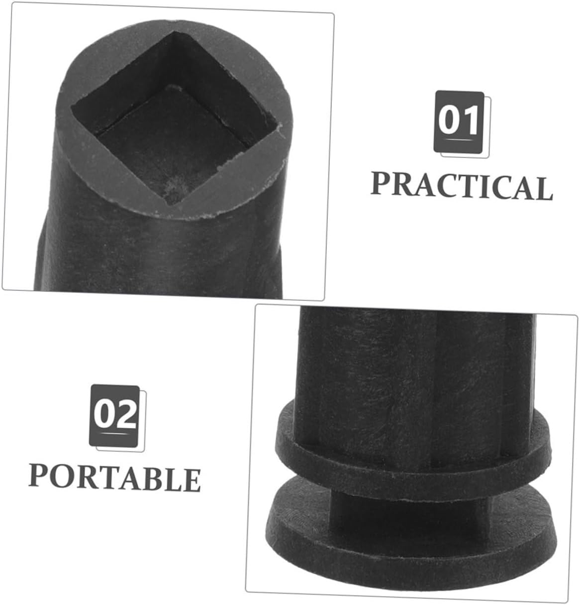 Zerodeko Xmas Tree Base 10pcs Plastic Stand for Artificial Christmas Trees