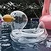 Produktbild Dubleir Kids Duck Pool Float Aufblasbare Kinder Tier Schwimmring Kinder Transparenter Schwimmring Floating Raft Beach Pool Schwimmendes Spielzeug für Kinder Jungen Mädchen