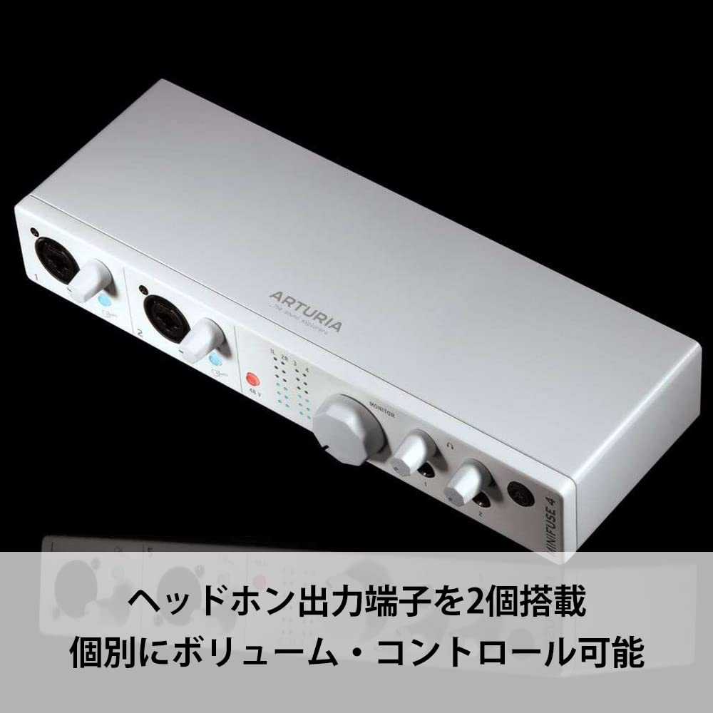 Amazon.co.jp: Arturia アートリア 音楽制作ソフト付属 4イン4アウト