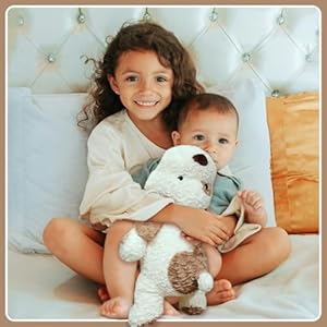 Puppy Dog Stuffed Animal Cute Dog Plush Pillow for Kids Anxiety Adultssoft Puppy Plush for Gifts 196inch Brown  Cucciolini Doodles Puppy dog stuffed animal cute dog plush pillow for kids anxiety adultssoft puppy plush for gifts 19 6inch brown   cucciolini doodles