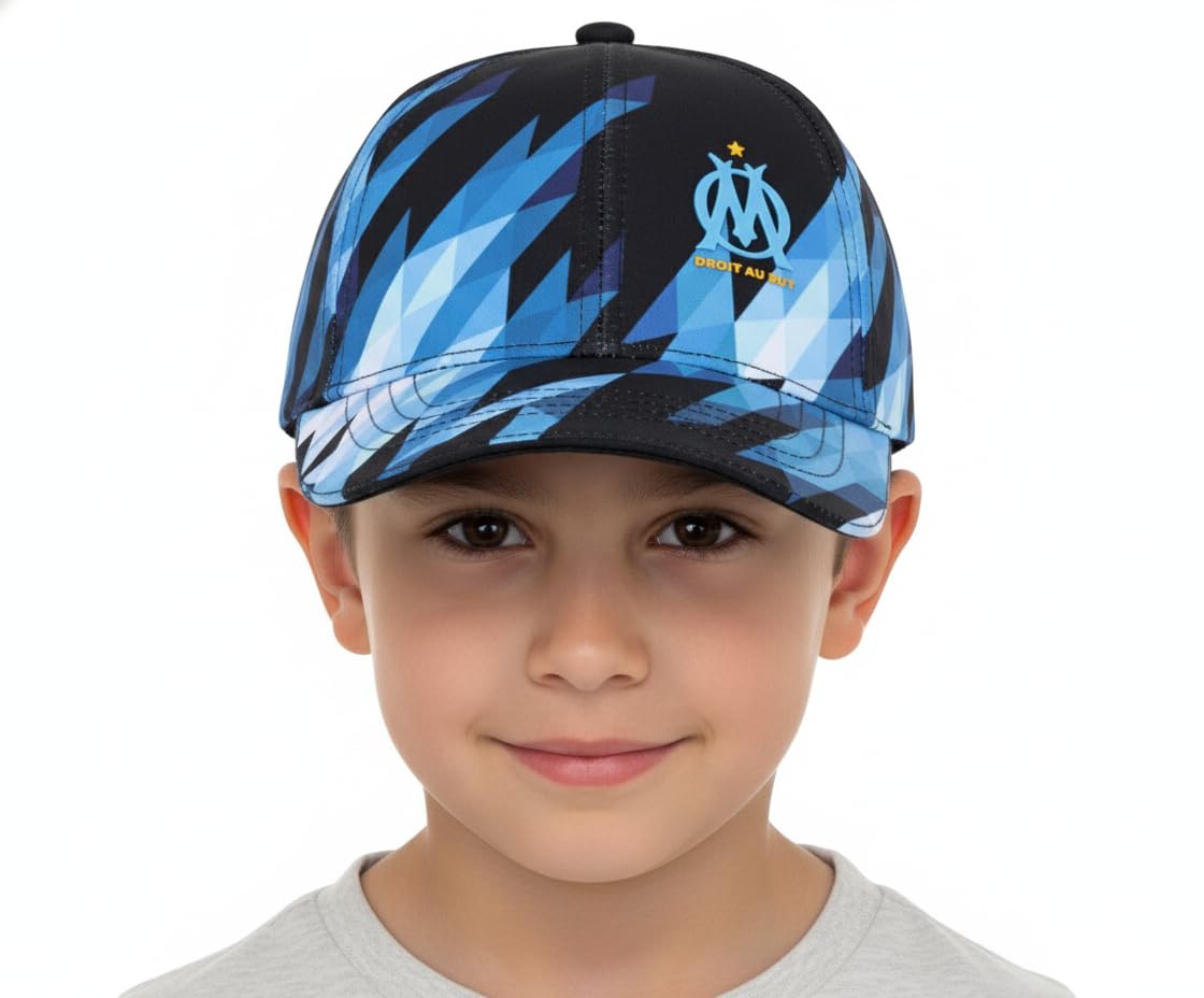 Casquette OLYMPIQUE DE MARSEILLE Om Enfant Collection Officielle Taille réglable