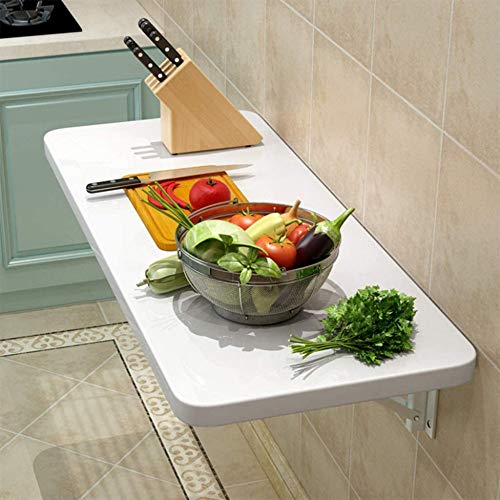 Table à manger de cuisine suspendue pour optimiser les petits studios