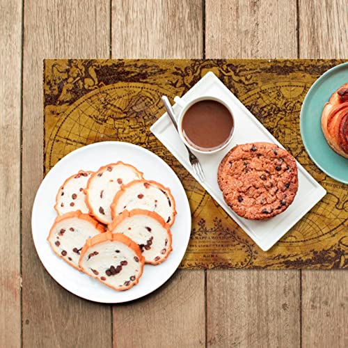 Set de table marron rétro lavable pour protéger la table des enfants