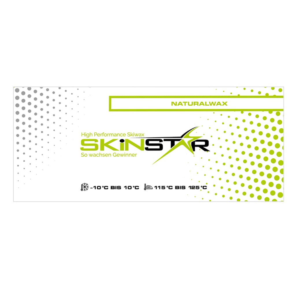 SKINSTAR Starter Ski Wachs Set Wachsbügeleisen Bürste Natural Wax SKINSTAR Starter Ski Wachs Set Wachsbügeleisen Bürste Natural Wax