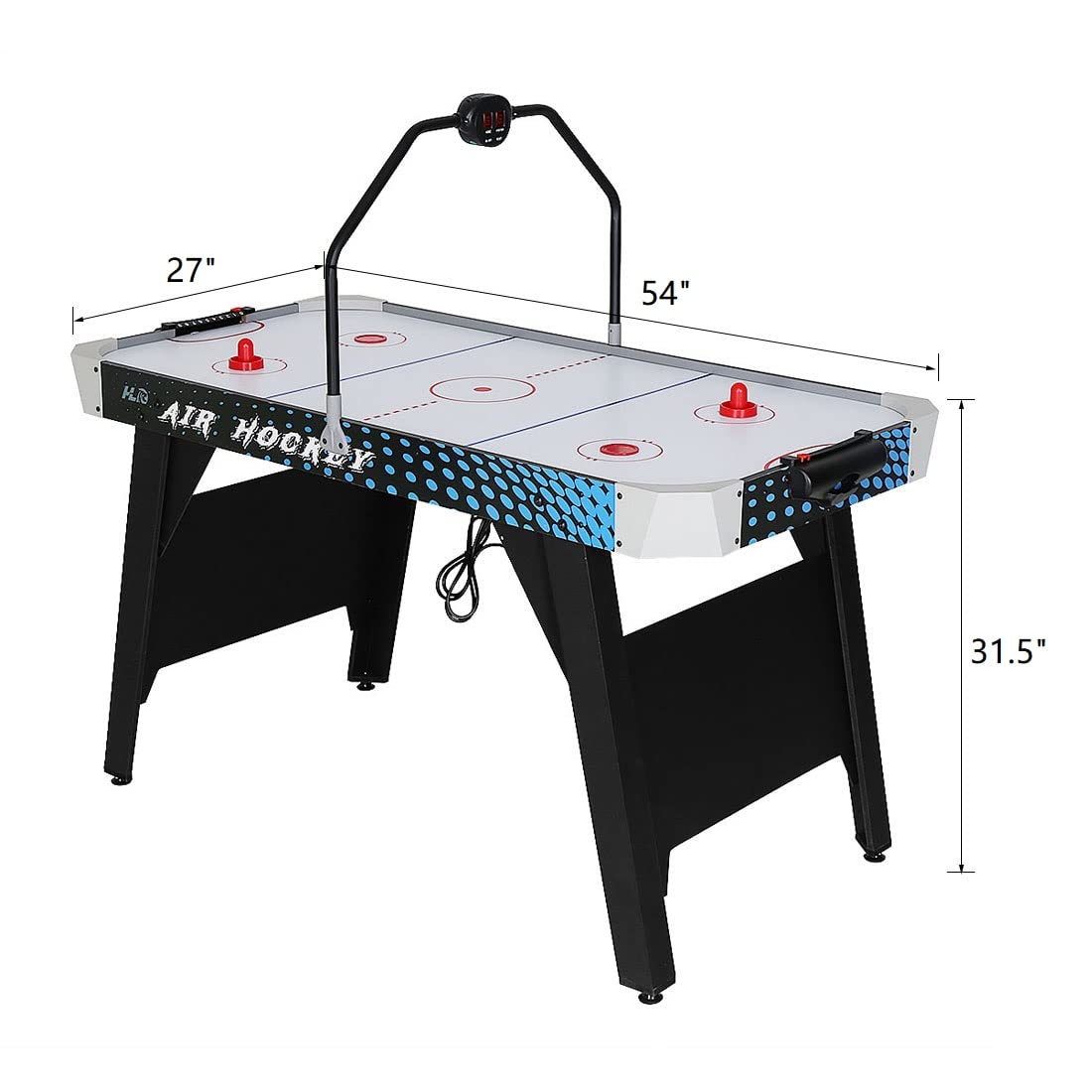 HLC Air Hockey Table 4.5FT Electric Air Hockey Table for Adults and
