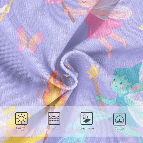 GuoChe Panties Elastic Waistband Panties Briefs Underwear for Girls in Sizes 2T,3T, 4T, 5T, 6Y and 8Y3