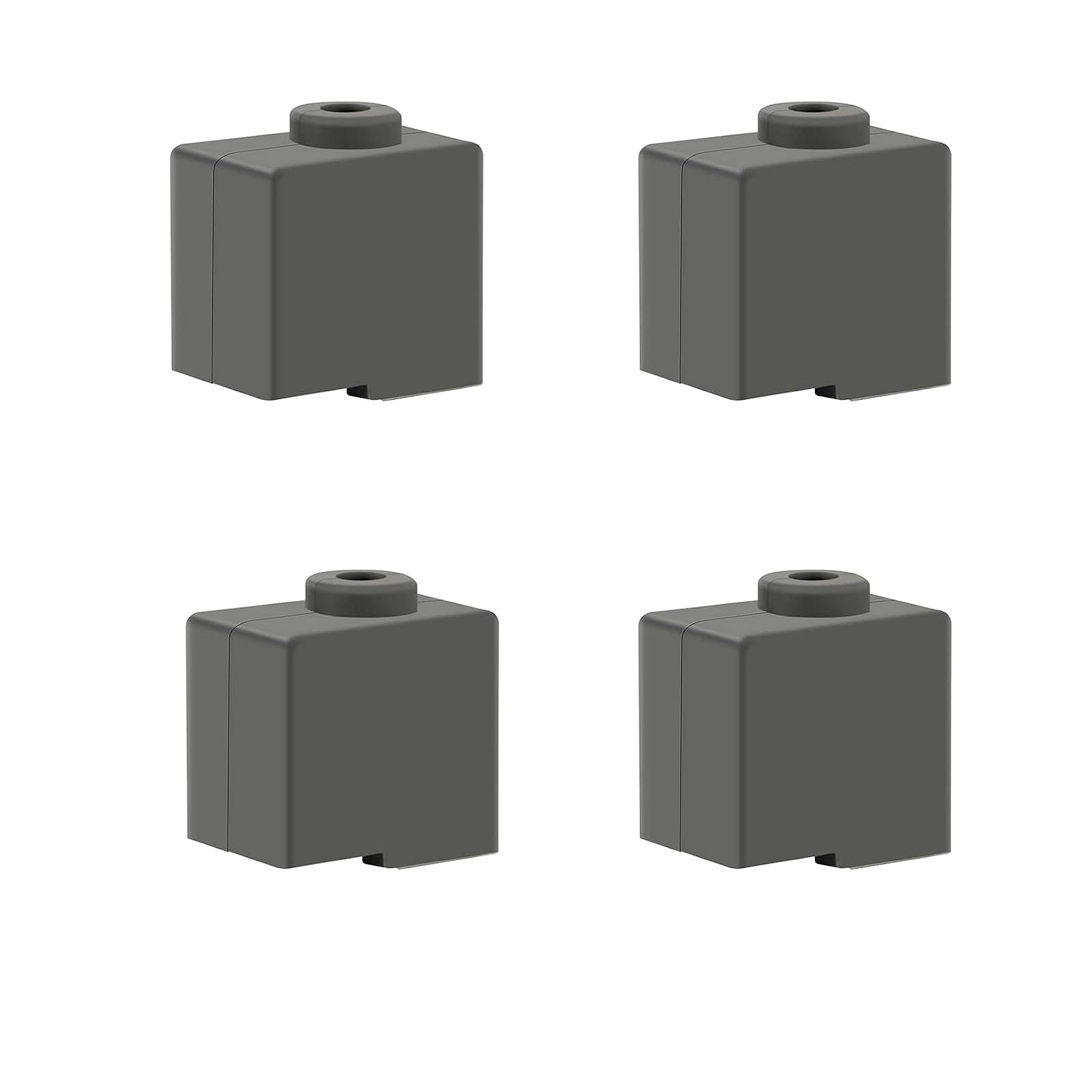 Kobra 3 Combo Hotend Silicone Sock, 4Pcs Heater Block Cover Avoid Filament Buildup, Only for K3C 3D Printer Accessories