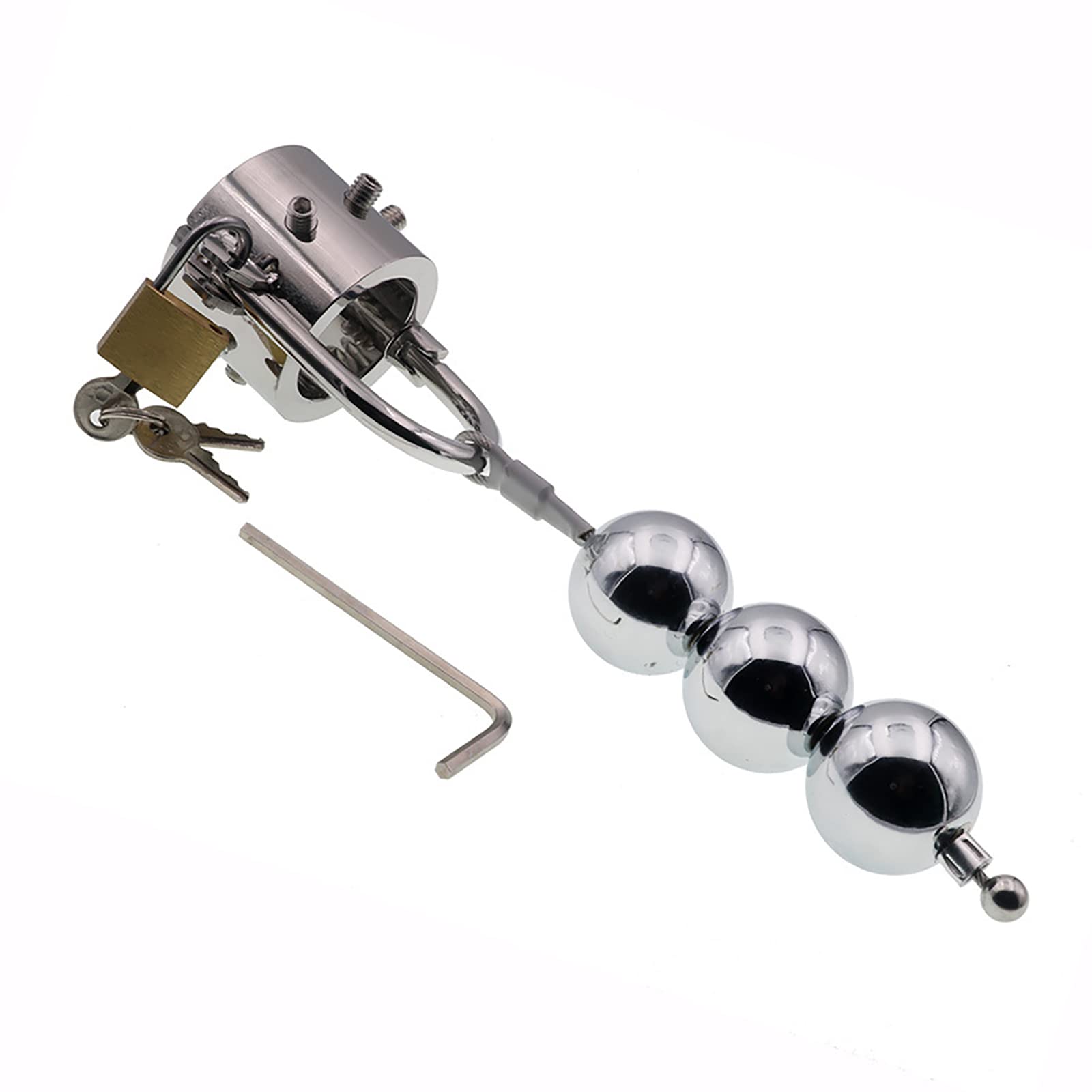 Barella Per Testicoli Con Peso Per Testicoli, Barella Per Testicoli Con Schiacciapalle Con Punta, Barella Per Testicoli Con Anello Per Testicoli In Acciaio Inossidabile