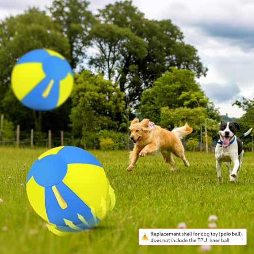 Image of 25 Inch Dog Herding Ball Replacement Cover (Cover Only) | 1000D Tear-Resistant Cover, Hidden Zipper. Revitalizes 25 inch Agility Balls for Large Breeds & German Shepherds