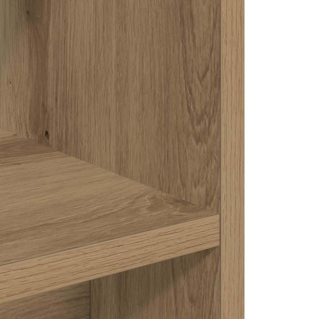 Aquarienschrank in Artisan-Eiche 80x35x60 cm Aquarienunterschrank mit Ablagefächern für Aquarien und Terrarien