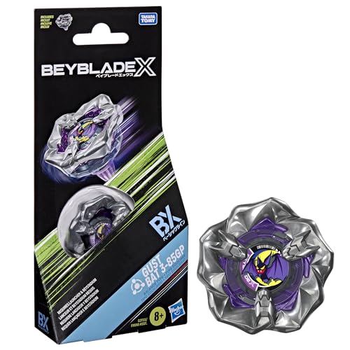 Beyblade X, Gust Bat 3-85GP Bx, Kit de Refuerzo con Top Takara Tomy de Tipo Equilibrio, Juguetes Tops de Batalla, A Partir de 8 años