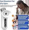 Eye Mist Steam Sprayer for Relief Dry Eyes, Eye Treatment, Portable Heated Eye Masks, Mini Eye Moisturizing Cleaning Soothing Steamer