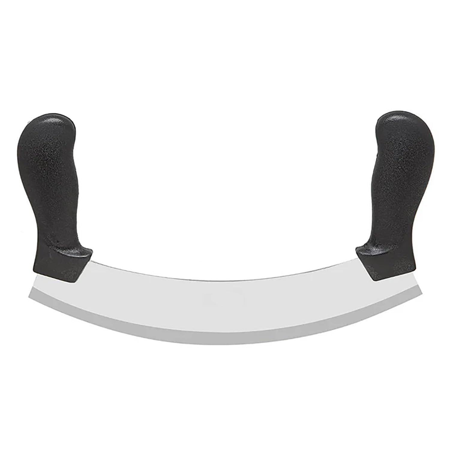 Stainless Steel Rocker Pizza Cutter with Double Handle | Mezzaluna Chopper for Pizza, Roti, Naan, Paratha & Vegetables | Heavy-Duty Kitchen Essential for Home & Commercial Use