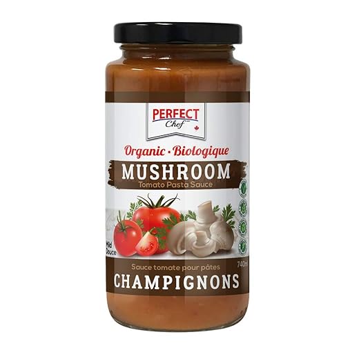 Perfect Chef Organic Mushroom Pasta Sauce (6-Pack), 6 x 740ml