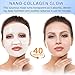 Collagen Face Mask - Overnight Hydrating Sheet Mask, Hydrogel Deep Wrapping Mask, Night Lifting Facial Masks for Women Skin Care, Restores Elasticity, Moisturizing & Firmness for All Skin Types (Skin)