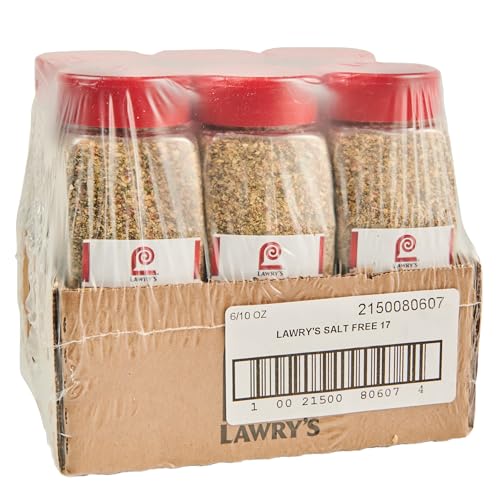 Lawry's Salt Free 17 Seasoning, 10 oz (Pack of 6)