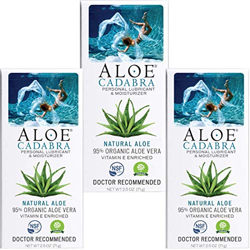 Aloe Cadabra Natural Personal Lubricant and Organic Sex Lube for Men, Women
