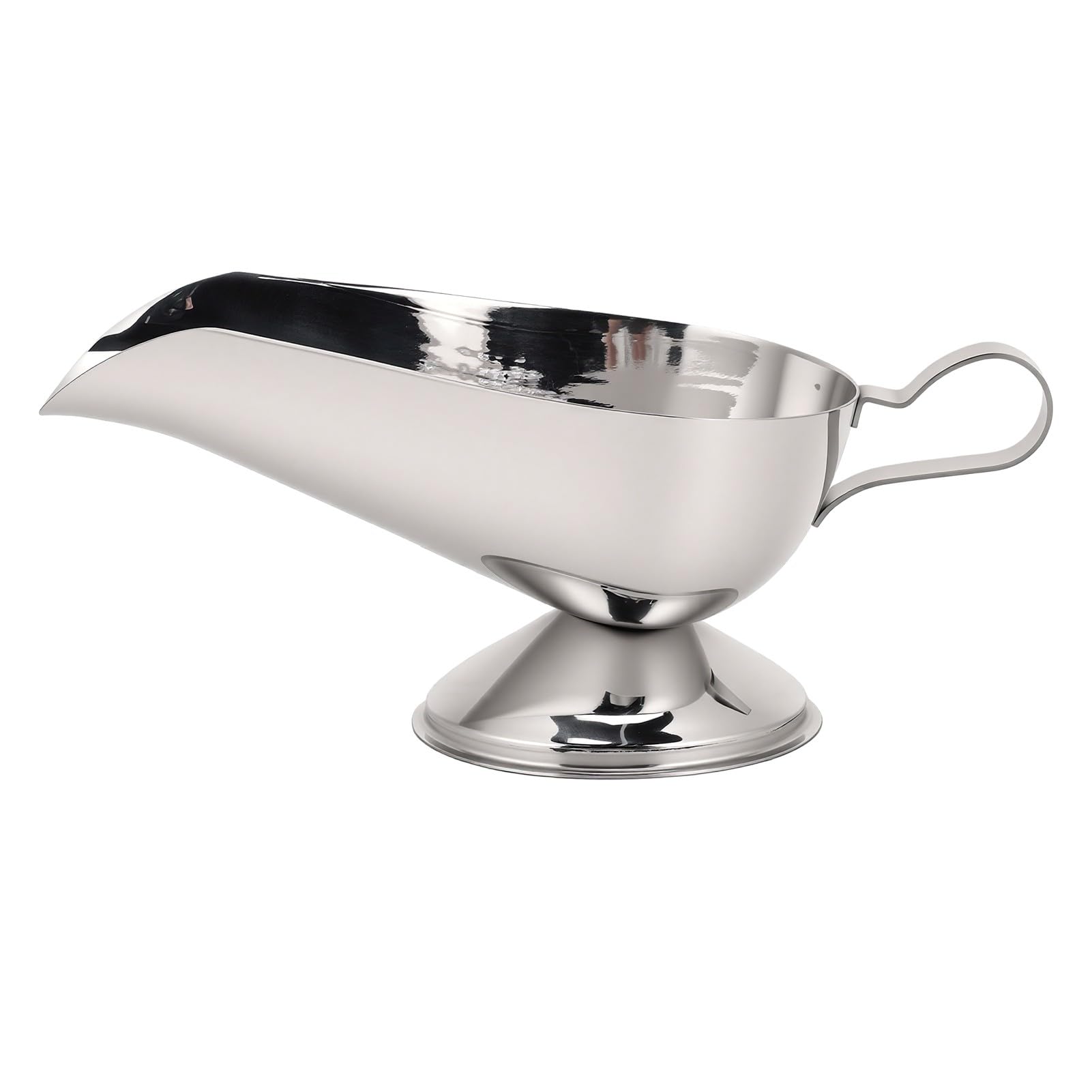Saucière en acier inoxydable anti-goutte serveur de sauce et vinaigrette