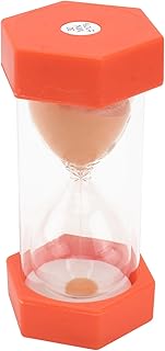 30-Minute Anti-Falling Hourglass Timer Orange Hexagonal Household Timer with Double Protection Decorative Kitchen for Home and Office Use