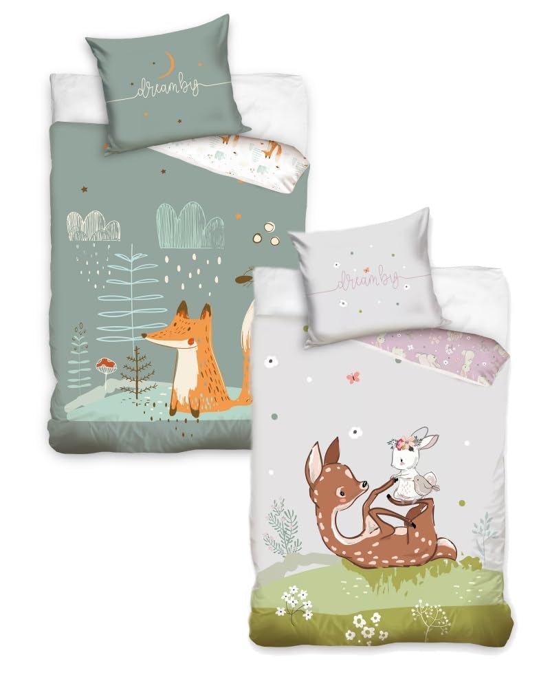 Ropa de cama infantil reversible de alta resistencia 140 x 200 cm