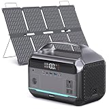 Daran Portable Power Station 600W with 80W Solar Panel