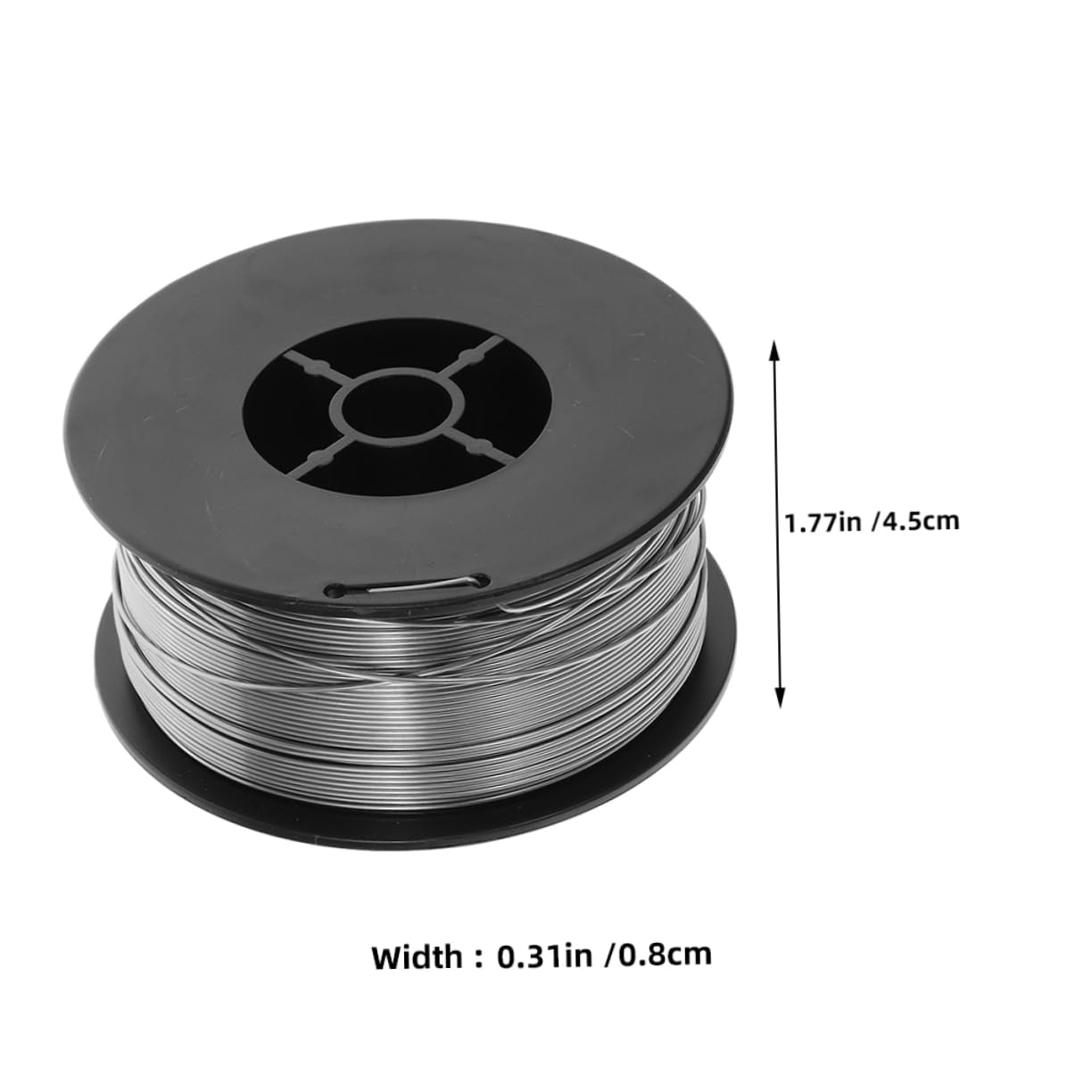 ABOOFAN Filo per Saldatura Senza Gas 0, 8mm 1kg Acciaio al Carbonio