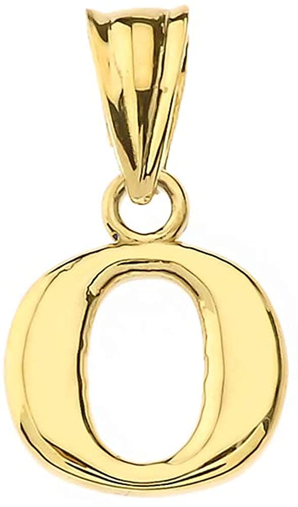 Claddagh Gold Initial Pendant