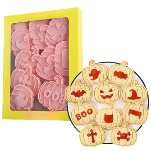 【2025年ハロウィングッズ】ハロウィン クッキー型 DIY焼き型 かぼちゃ クッキー型抜き 10個セット 可愛い 誕生日 プレゼント お弁当グッズ ハロウィン クッキーかた型 手作り人气 贈り物 お祝い かわいい 子供 お菓子作り 製菓用品(N)