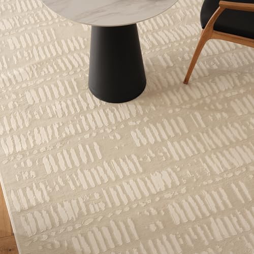Image of Revival Rugs Shell 8'x10' Area Rugs - Washable, Medium Pile, Beige, Cream