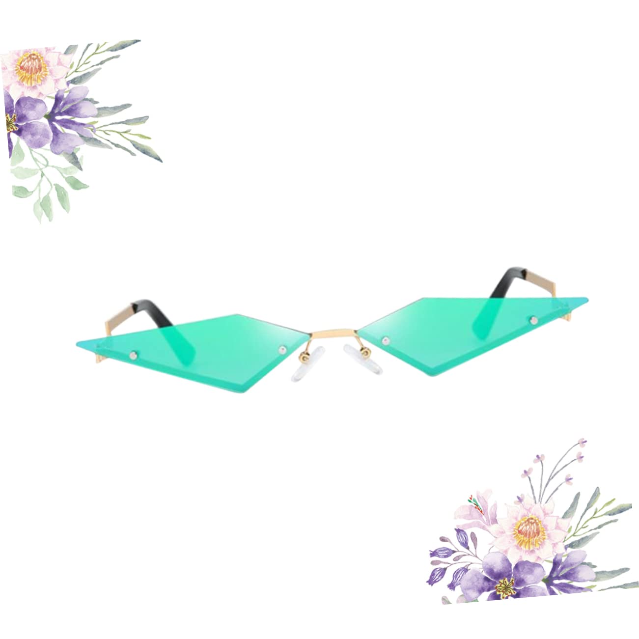 TENDYCOCO Fashion Eyeglasses Men Sun Glasses Fashion Sunglass Trendy Sunglasses for Men Sunglass for Men Sunglasses for over Glasses for Women Mens Glasses Metal Man Color Film