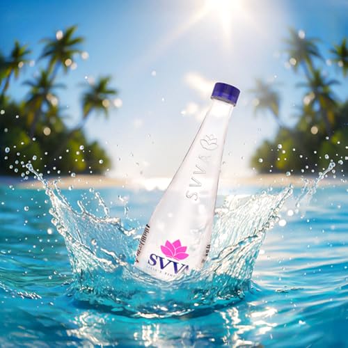 Image of SVVA Earth's Finest Water Premium Subterranean Water | 250 ML Pack 12(PET), Alkaline pH 8+ | Balanced Mineral Essential Healthy Mineral Hydration | Premium PET Bottle Refillable Bottle