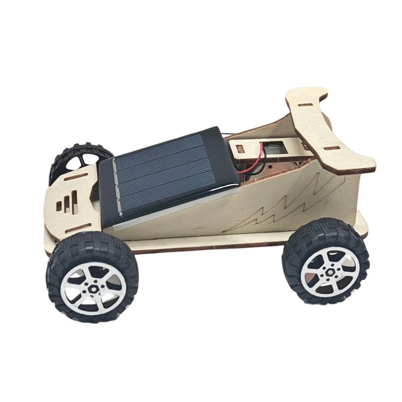 ERH India DIY Solar Panel Cell Toy Car Kit Science Project Experiment Working Model for School Students Kids - Image 2 thumbnail